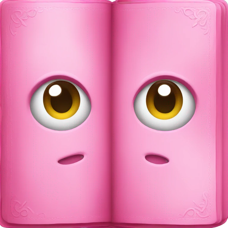 Pink bible emoji