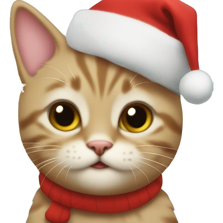 christmas kitten emoji