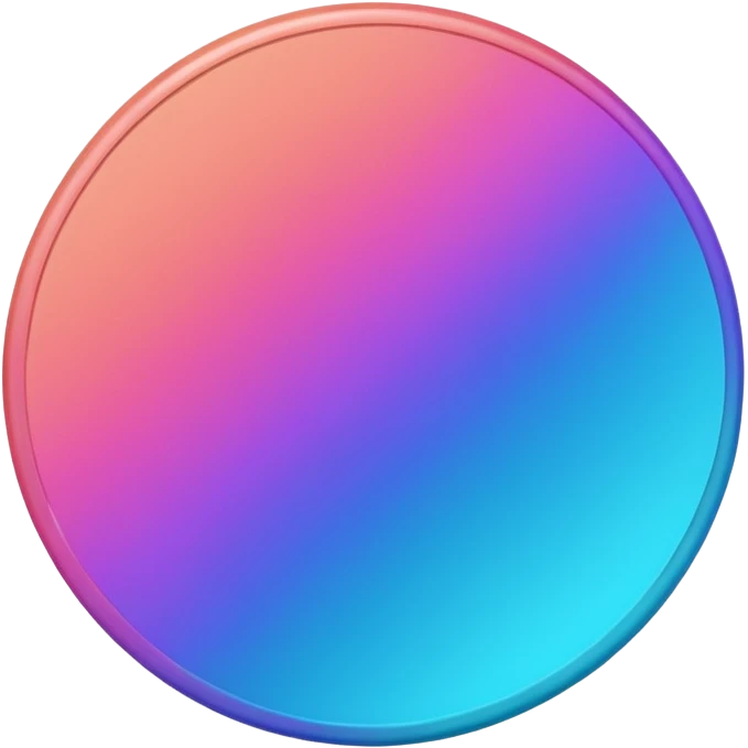 
coin color in in gradient of turquoise, blue, pink, purple, and coral
Rotate coin 35 degree   emoji