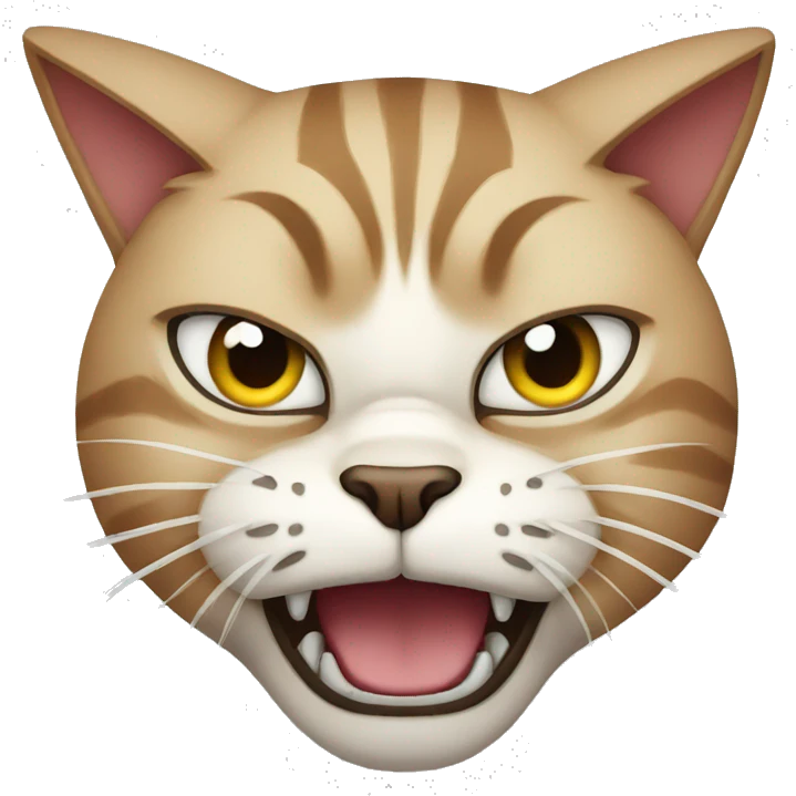 angry cat emoji