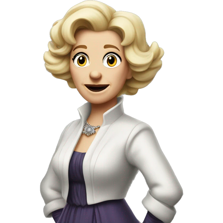 Ursula von der Leyenl photorealistic shrugs emoji