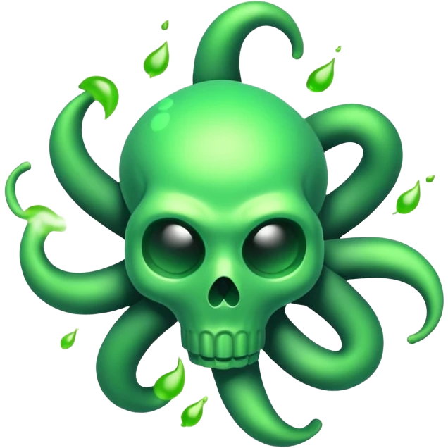 poisonous gas, isometric emoji