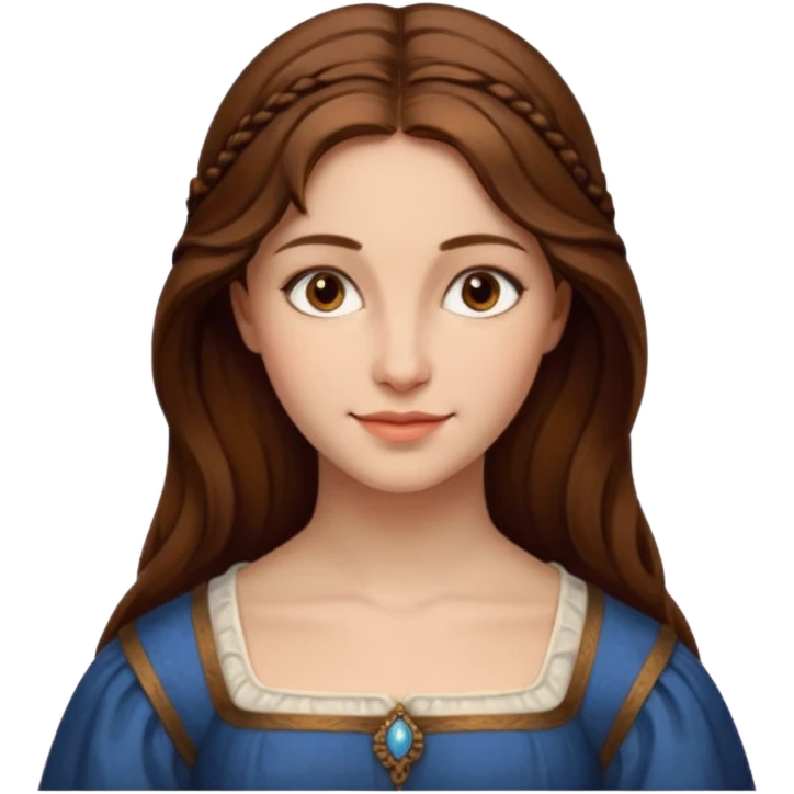 Renaissnace Mona Lisa painting emoji