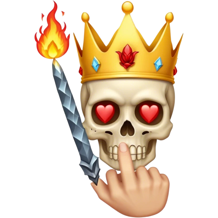 Create middle finger 🖕🏻 Memoji emojis with unique elements like fire 🔥, skull 💀, lightning ⚡, rose 🌹, bow 🎀, butterfly 🦋, and crown 👑. emoji