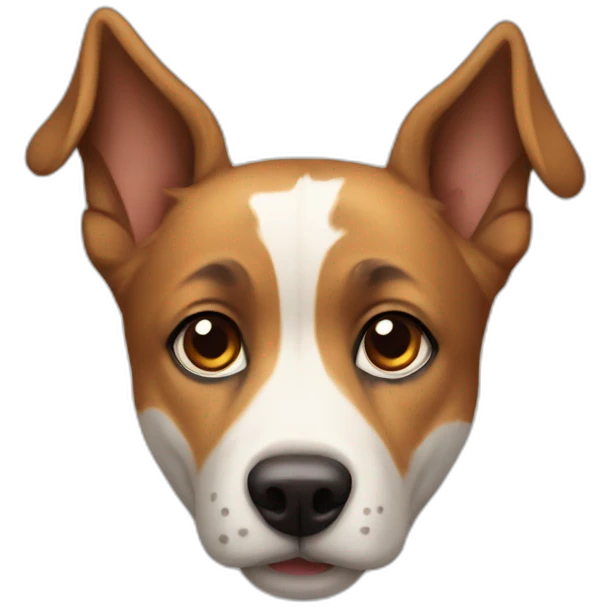 perrito  con cara tierna  emoji