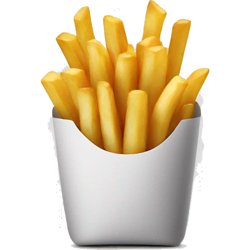 French fries M emoji