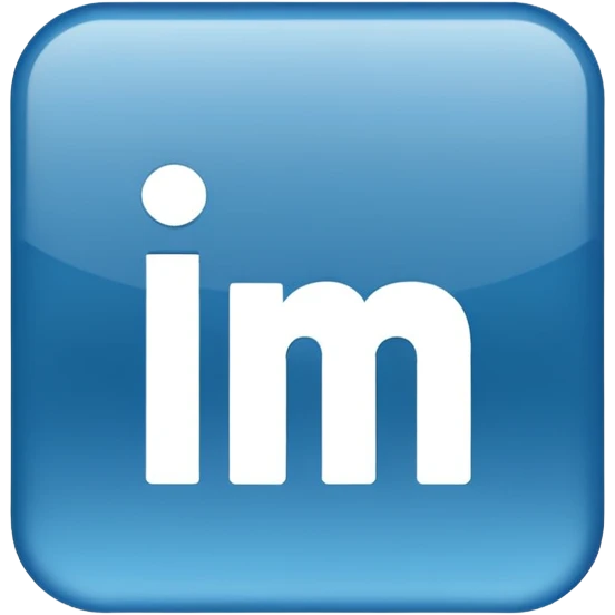 The professional emoji of LinkedIn's logo emoji
