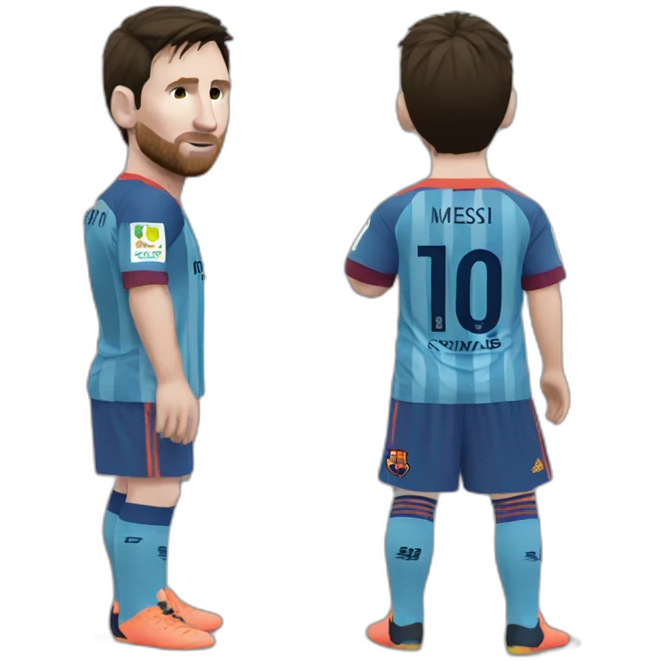 Messi est choquer emoji