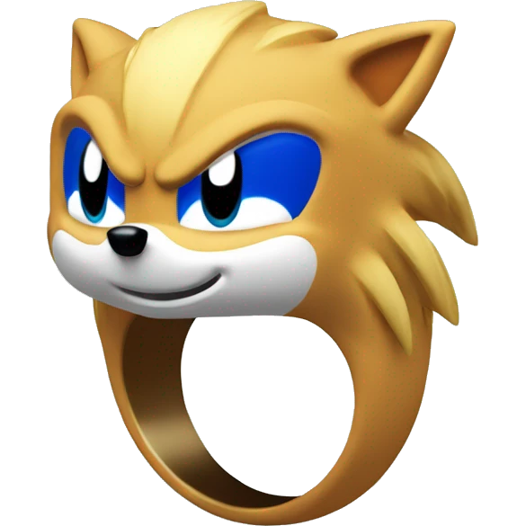 sonic the hedgehod ring emoji