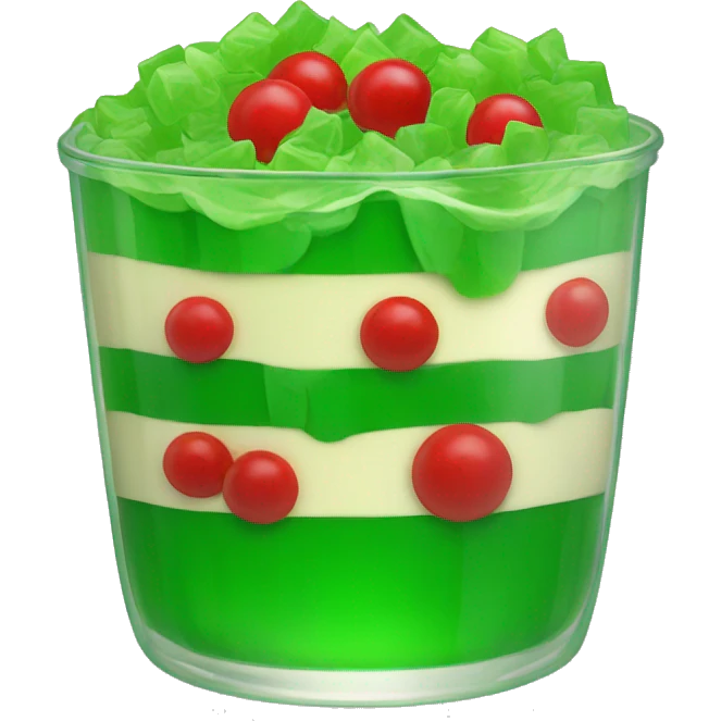 Green jello salad emoji