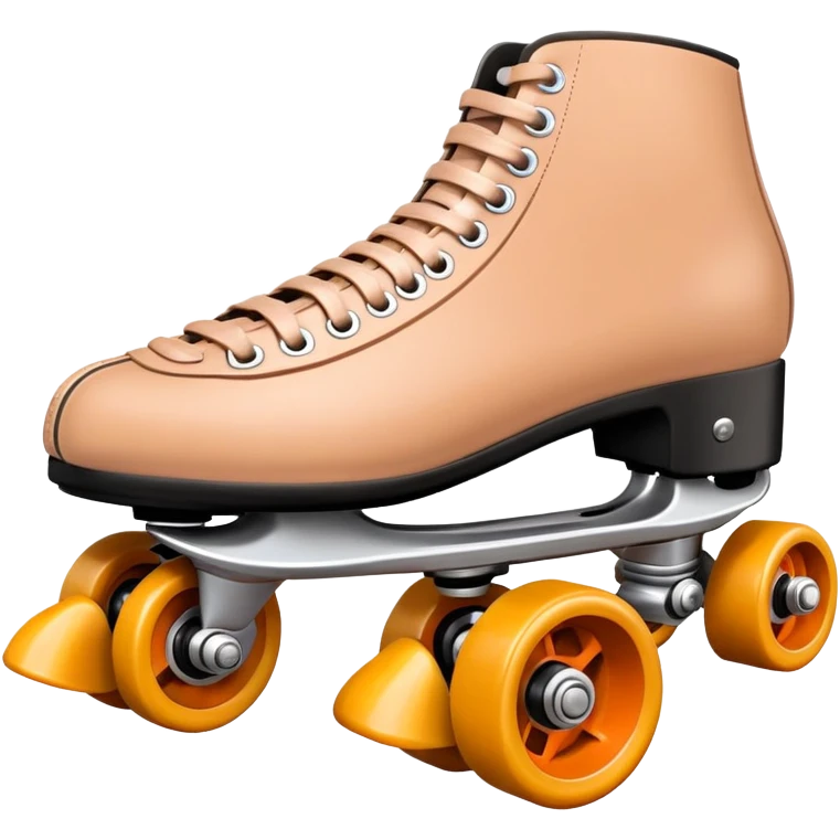 Patines de cuatro líneas color nud emoji