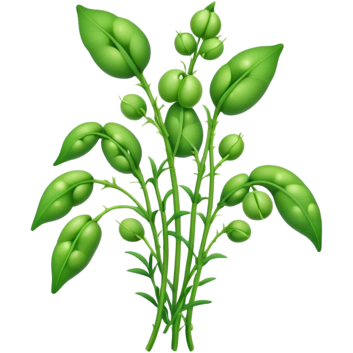  Winter Peas plant  emoji