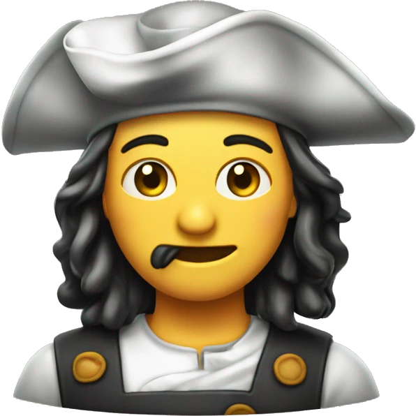 Cocinero con un parche de pirata emoji