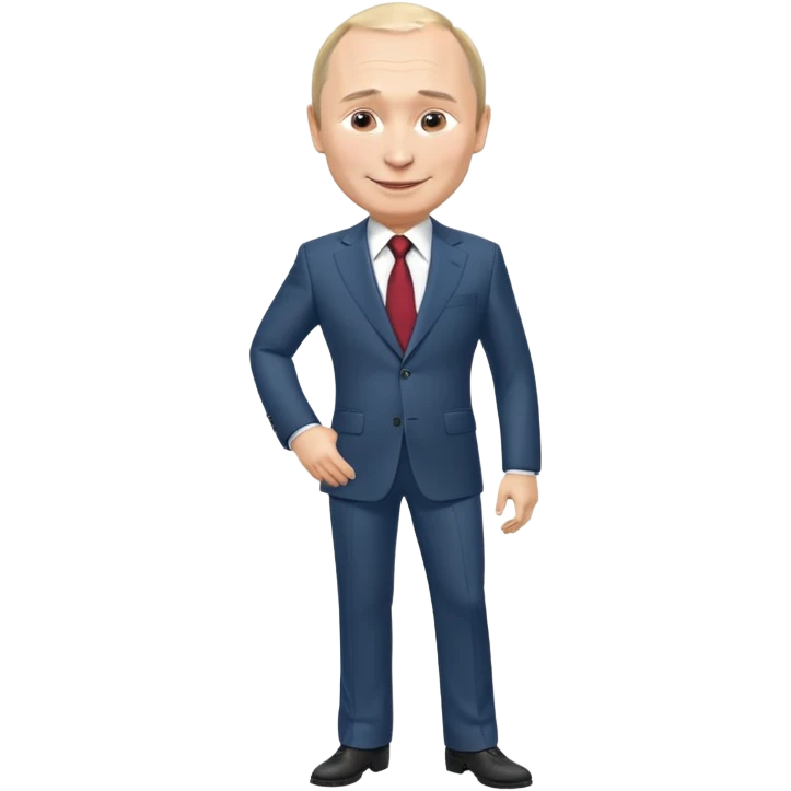 путин в стиле шарж в полный рост  emoji
