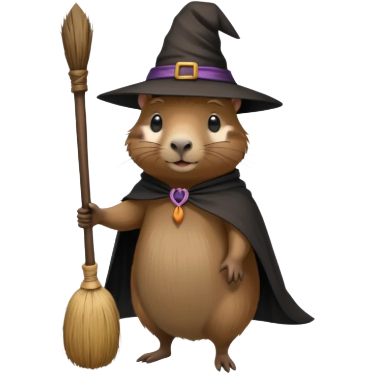 capypara in role witch emoji