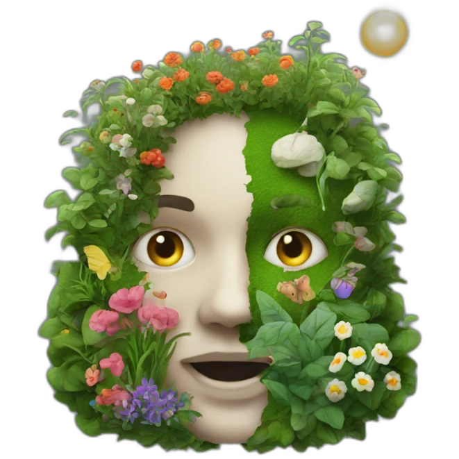 garden one half alive one half dead emoji