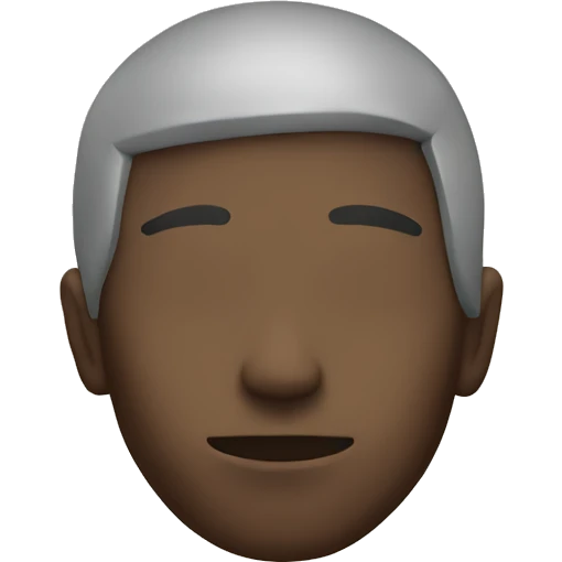 Peaceful mind with music emoji
