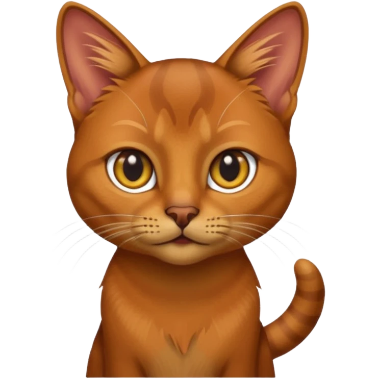 abessinier katze @Emoji emoji