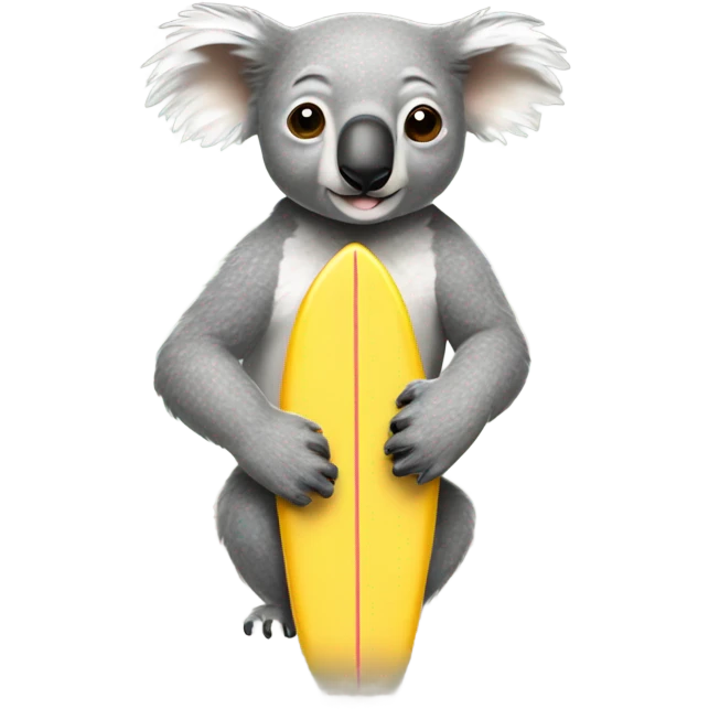 surfing koala emoji