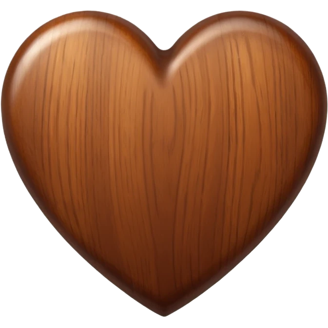 Brown heart emoji