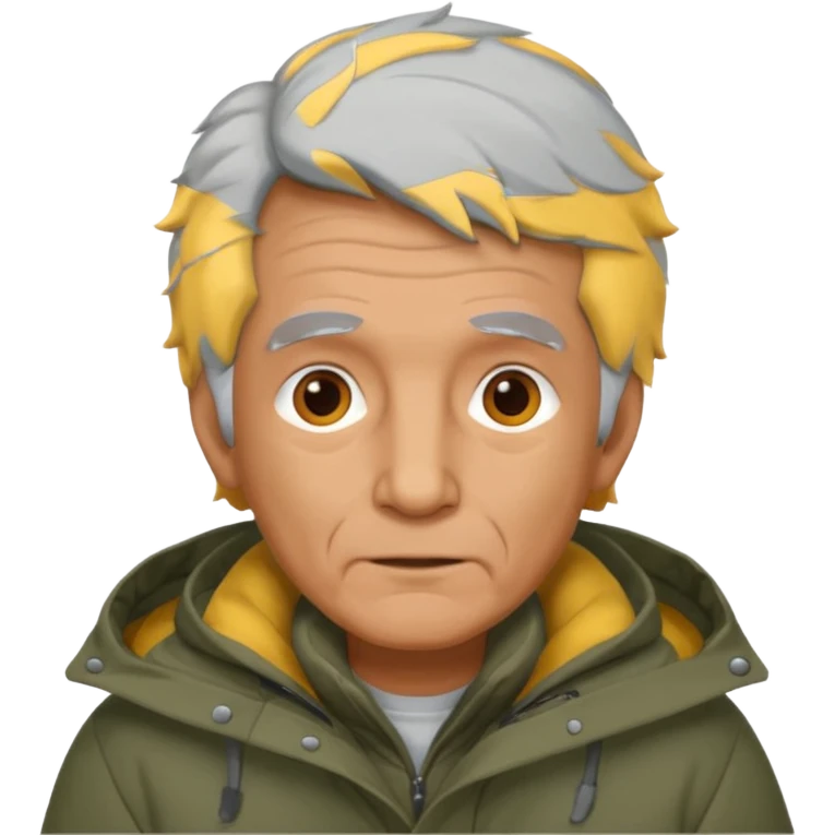 old Man in parka emoji