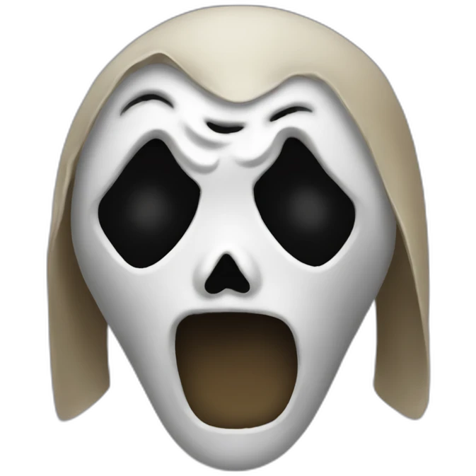 Ghostface from scream emoji