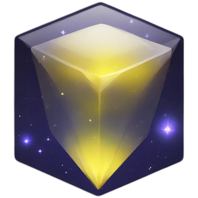 yellow square gem space-like emoji
