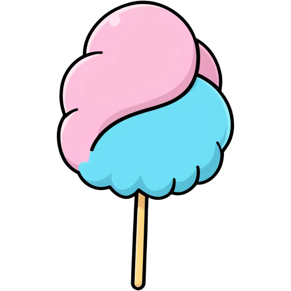 cotton candy emoji