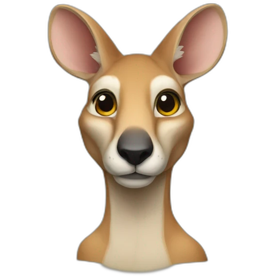 Kangourou muscler emoji