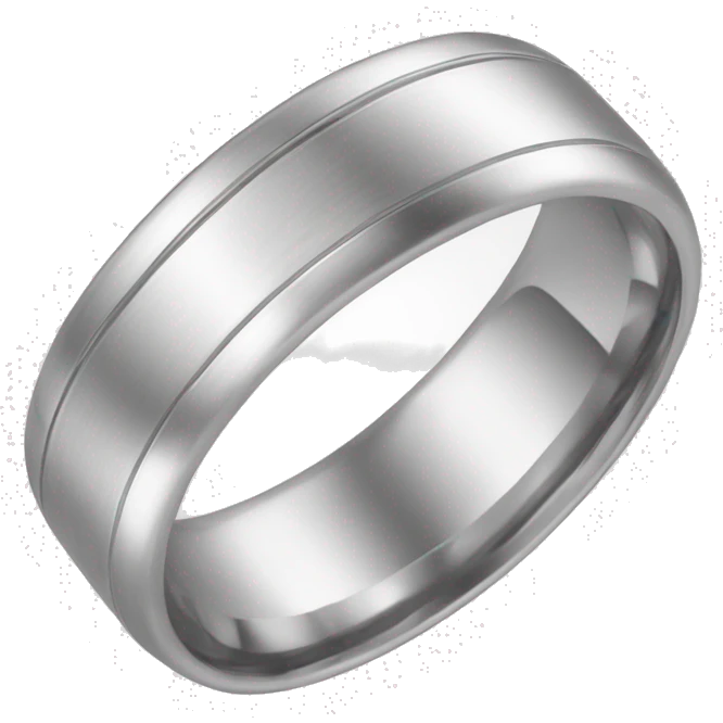 Male wedding ring platuinum sipmpl emoji
