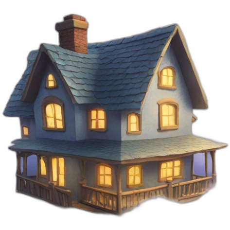 House in the sky emoji