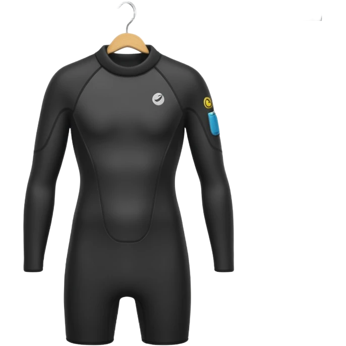 wetsuit hang on a hanger emoji
