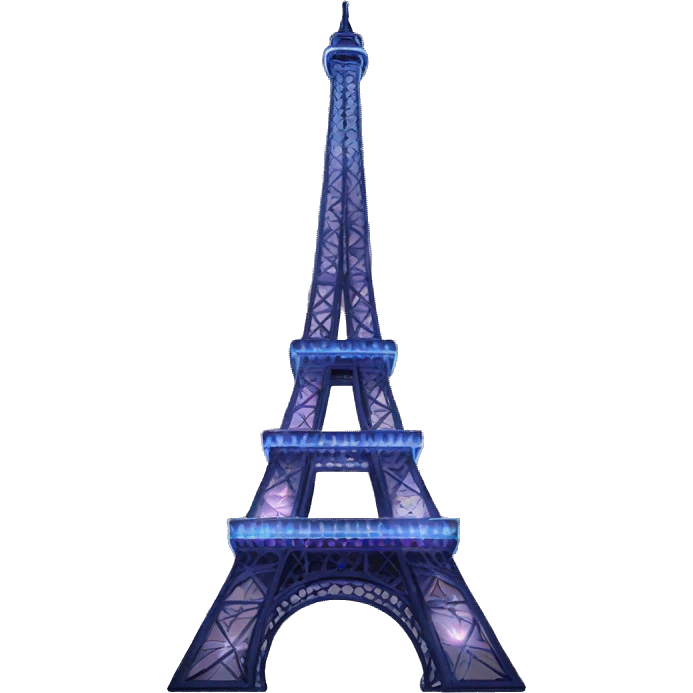 Eiffel tower sparking  emoji