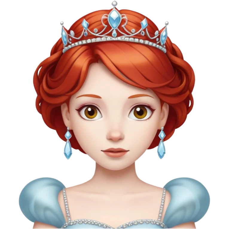 Princesa de pelo rojo emoji