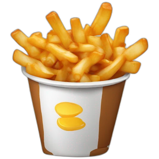 Poutine en slip emoji