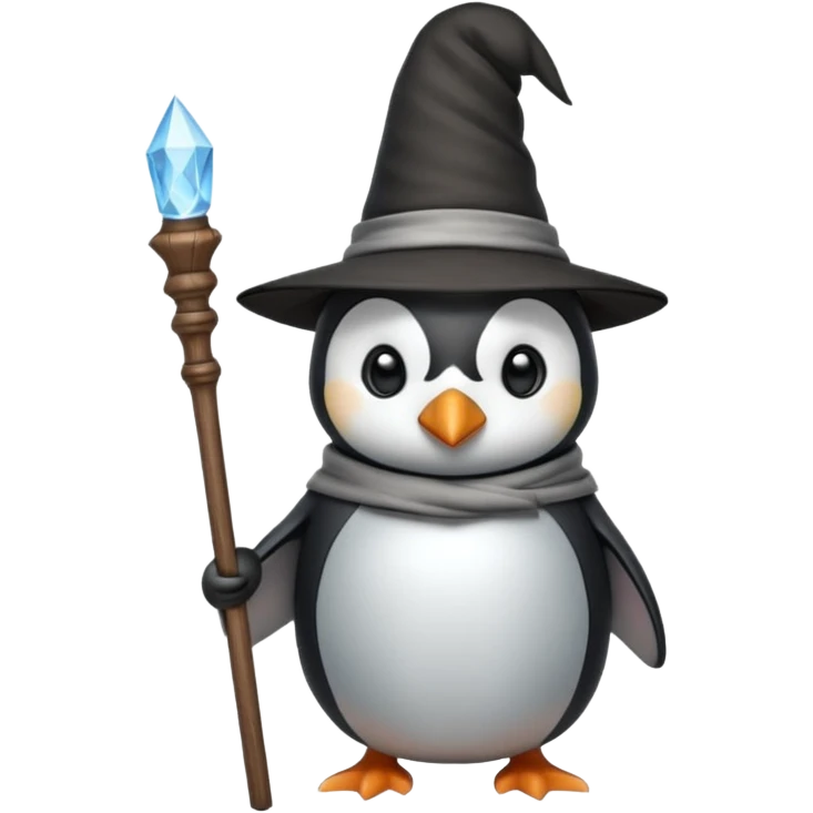 Penguin Wizard emoji