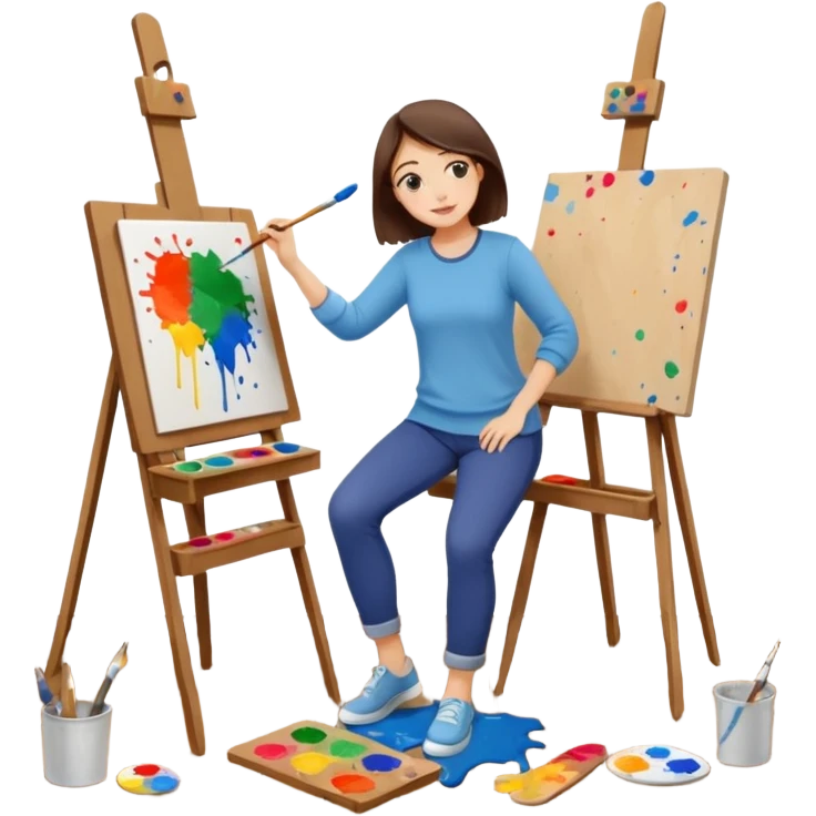 cozy art studio emoji