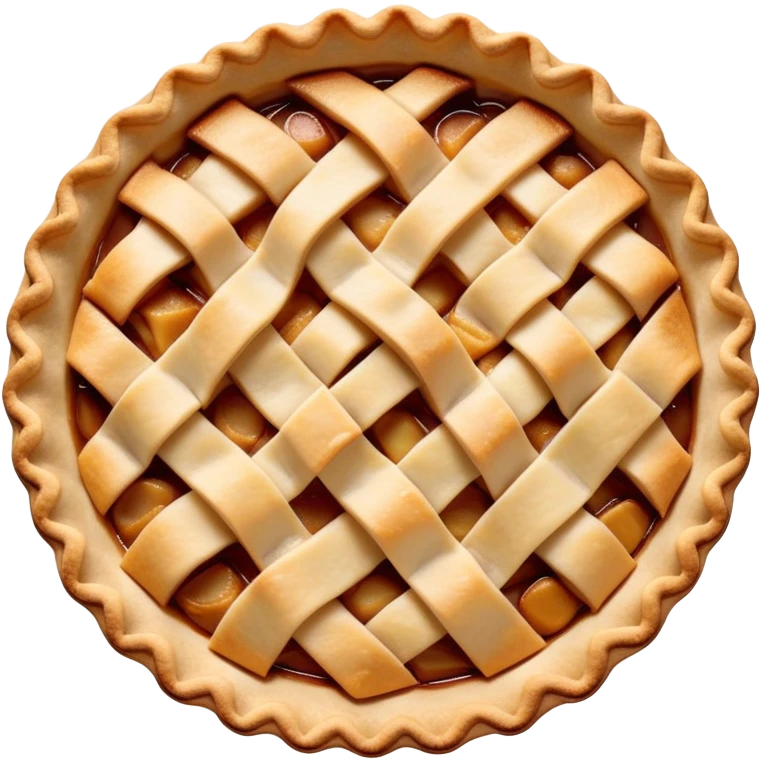 apple pie with lattice crust emoji