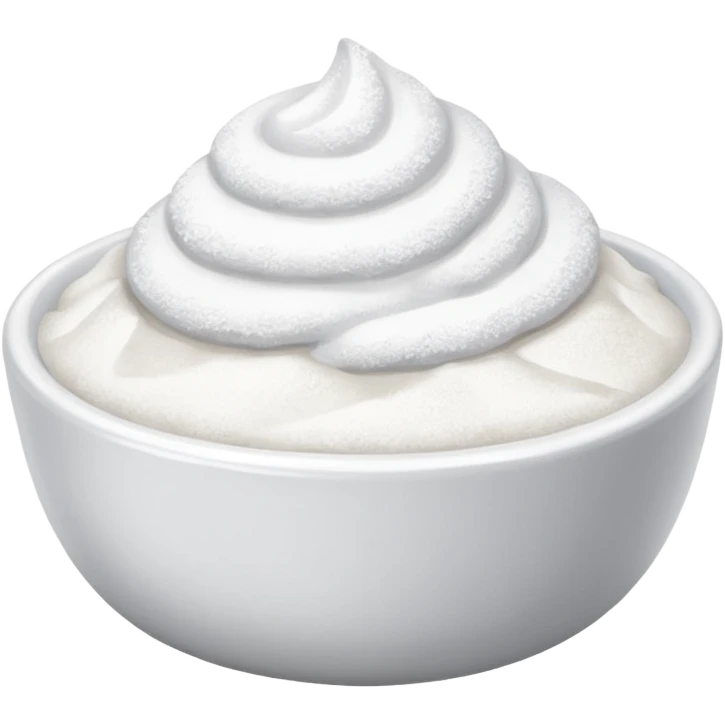 powdered sugar in bowl emoji