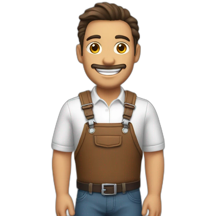 Vito Spatafore leather daddy smiling emoji