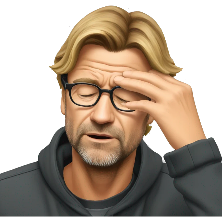 Klopp facepalm emoji