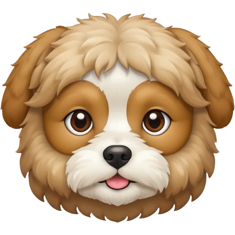 Shihpoo face all tan emoji