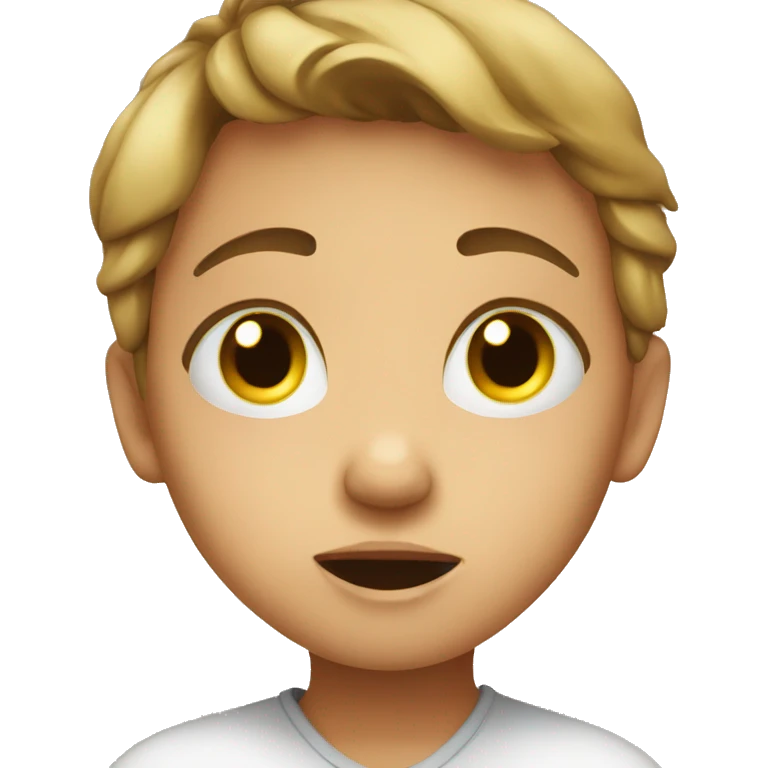 child with fever emoji