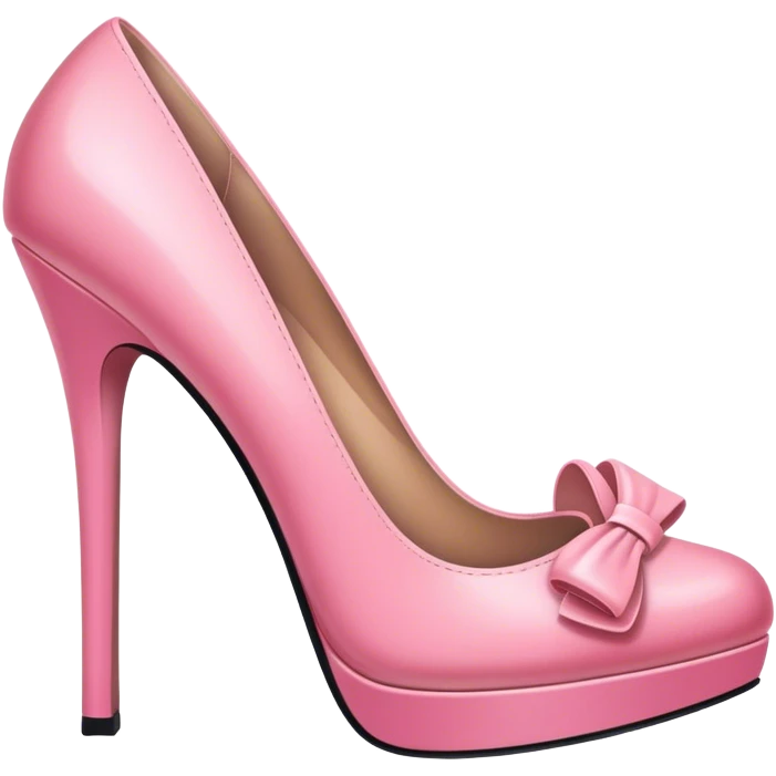 Girly pink heels emoji