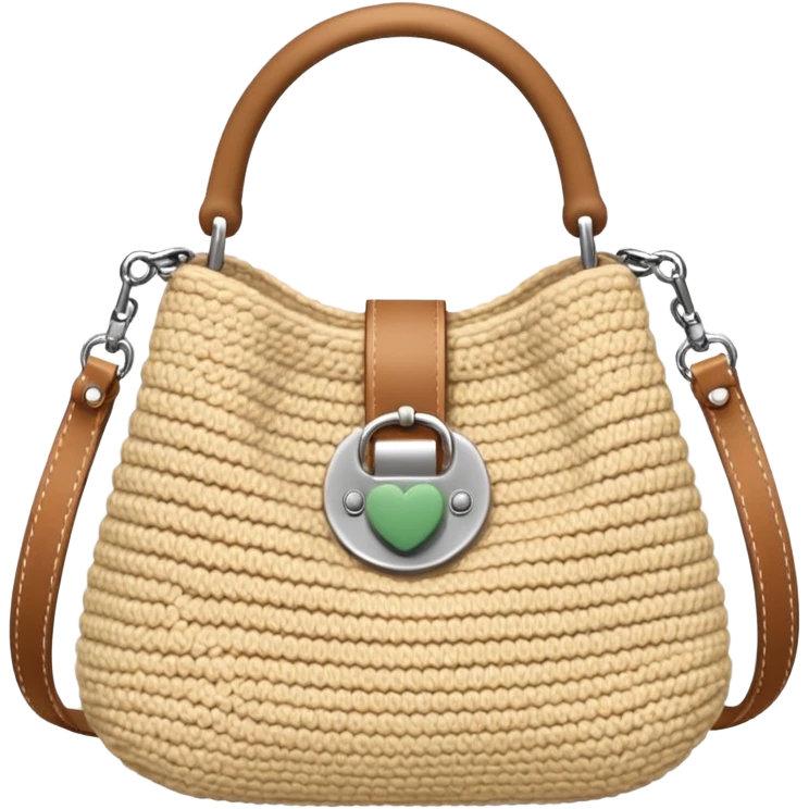 Bolsa de crochê  emoji