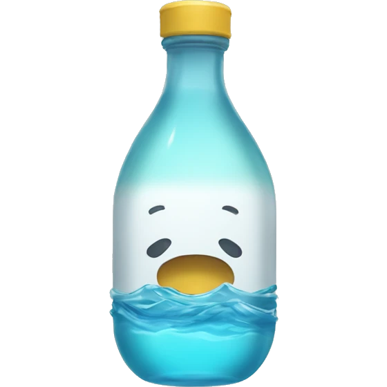 Bouteille d’eau emoji