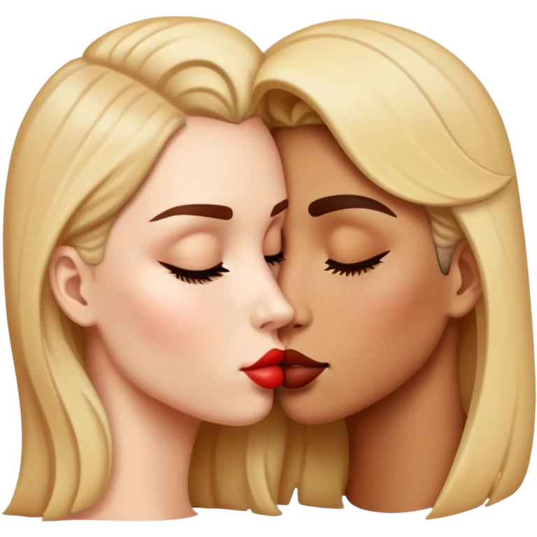 woman kiss emoji