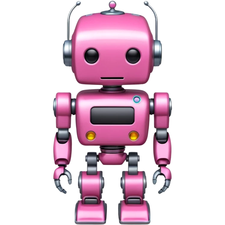 pink robot emoji