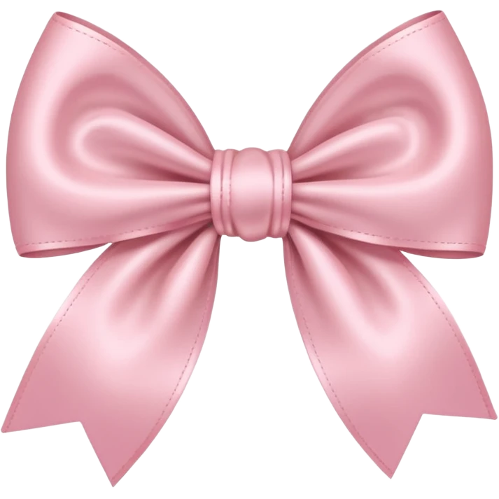 Cute light pink bow  emoji
