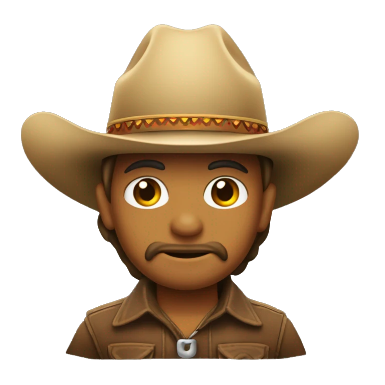 Camaron con sombrero de vaquero emoji